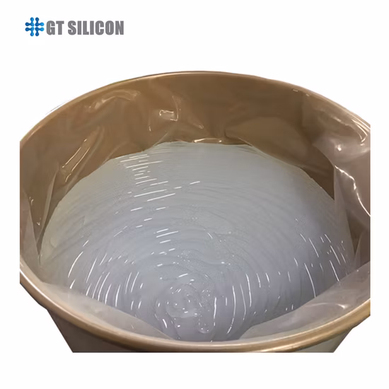 Caucho de silicona líquida con base de silicona adecuado para inyección y brocha de pulverización